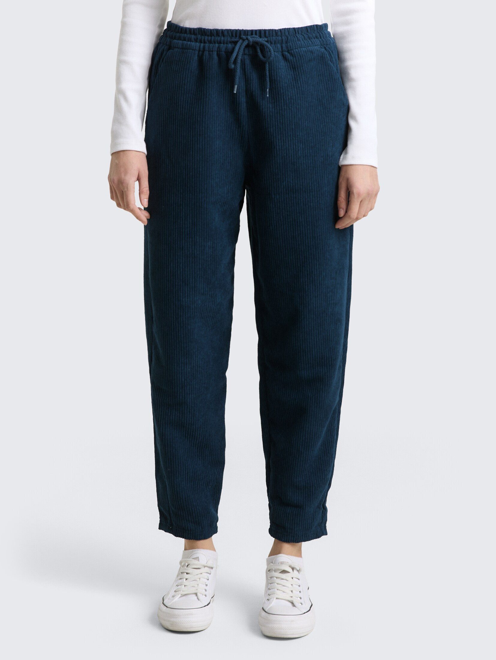 TOM TAILOR Denim 7/8-Hose Hosen & Chino Cordhose mit Kordelzug günstig online kaufen