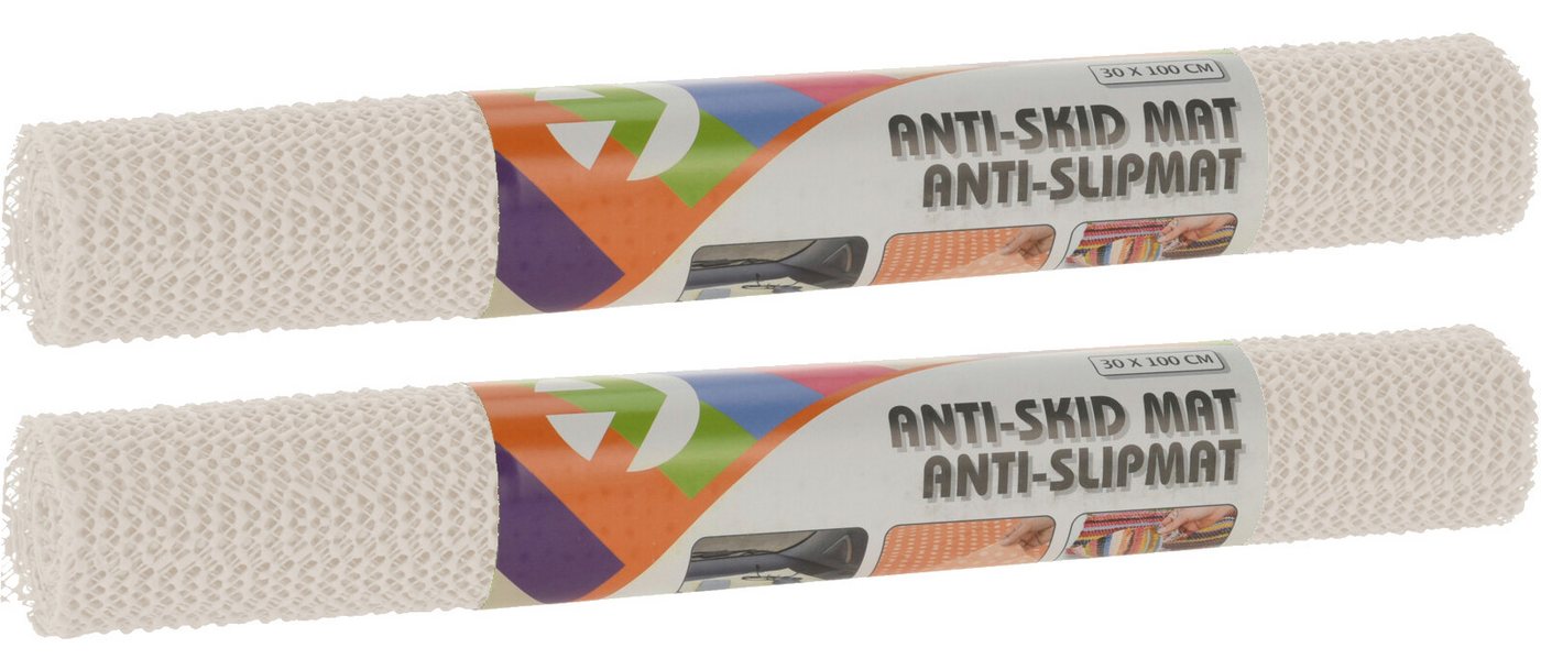 Koopman Schubladenmatte Antirutsch Matte 100 x 30 cm Schublade 2 er Set (Set, 2 St., Packung), 2er Set, Teppichunterleger, Anti-Rutsch Matte, Tischunterlage, Matte