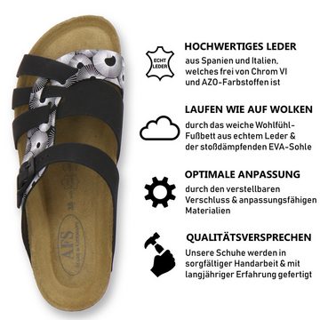 AFS-Schuhe 2122 Pantolette für Damen aus Leder mit Fussbett, Made in Germany