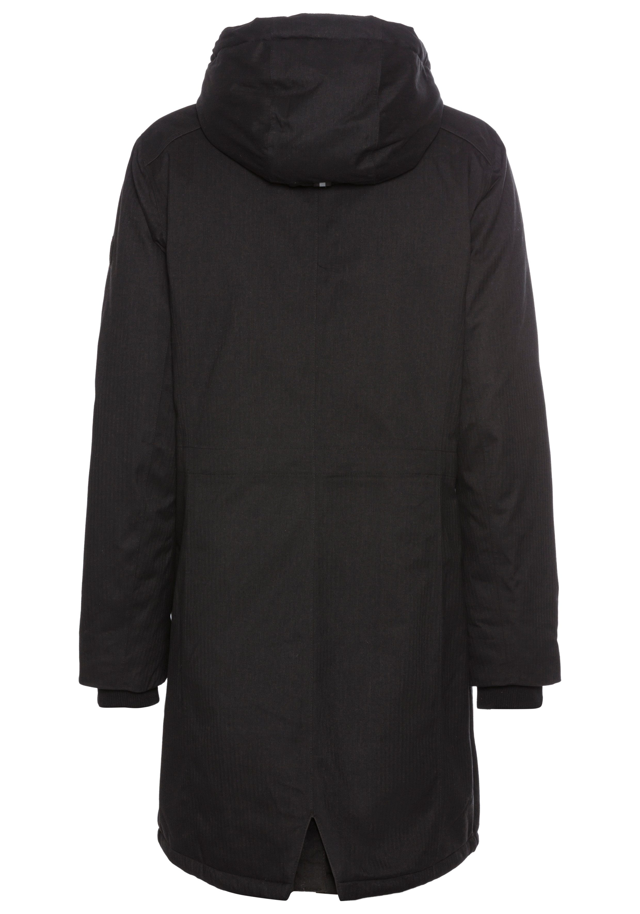 Polarino Outdoorjacke atmungsaktives Material, wasserdicht, winddicht, mit Kapuze