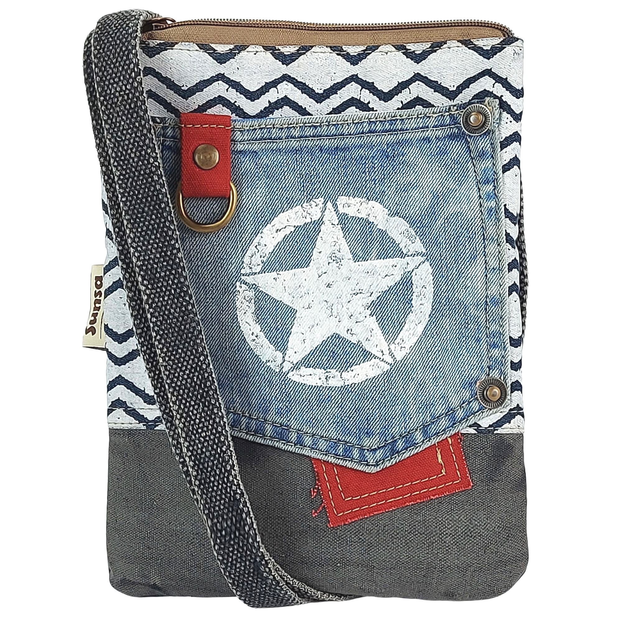 Sunsa Umhängetasche Nachhaltige Canvas Umhängetasche. Recycelte günstig online kaufen
