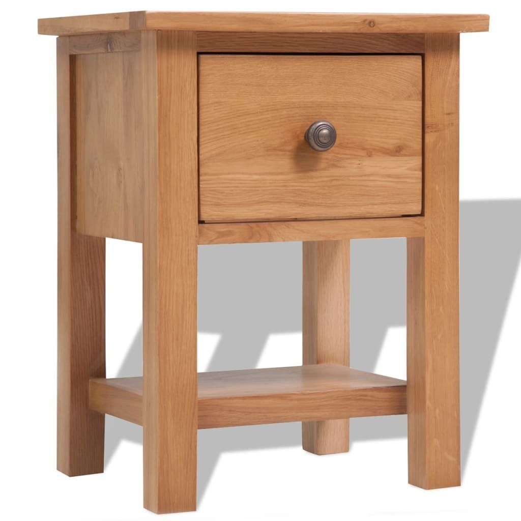 furnicato Nachttisch 36x30x47 cm Massivholz Eiche günstig online kaufen