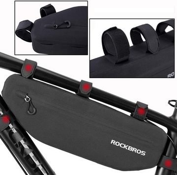 ROCKBROS Fahrrad-Gepäckträger Rockbros Mtb Rahmentasche Midloader Fahrradtasche 100% Wasserdicht 3 L