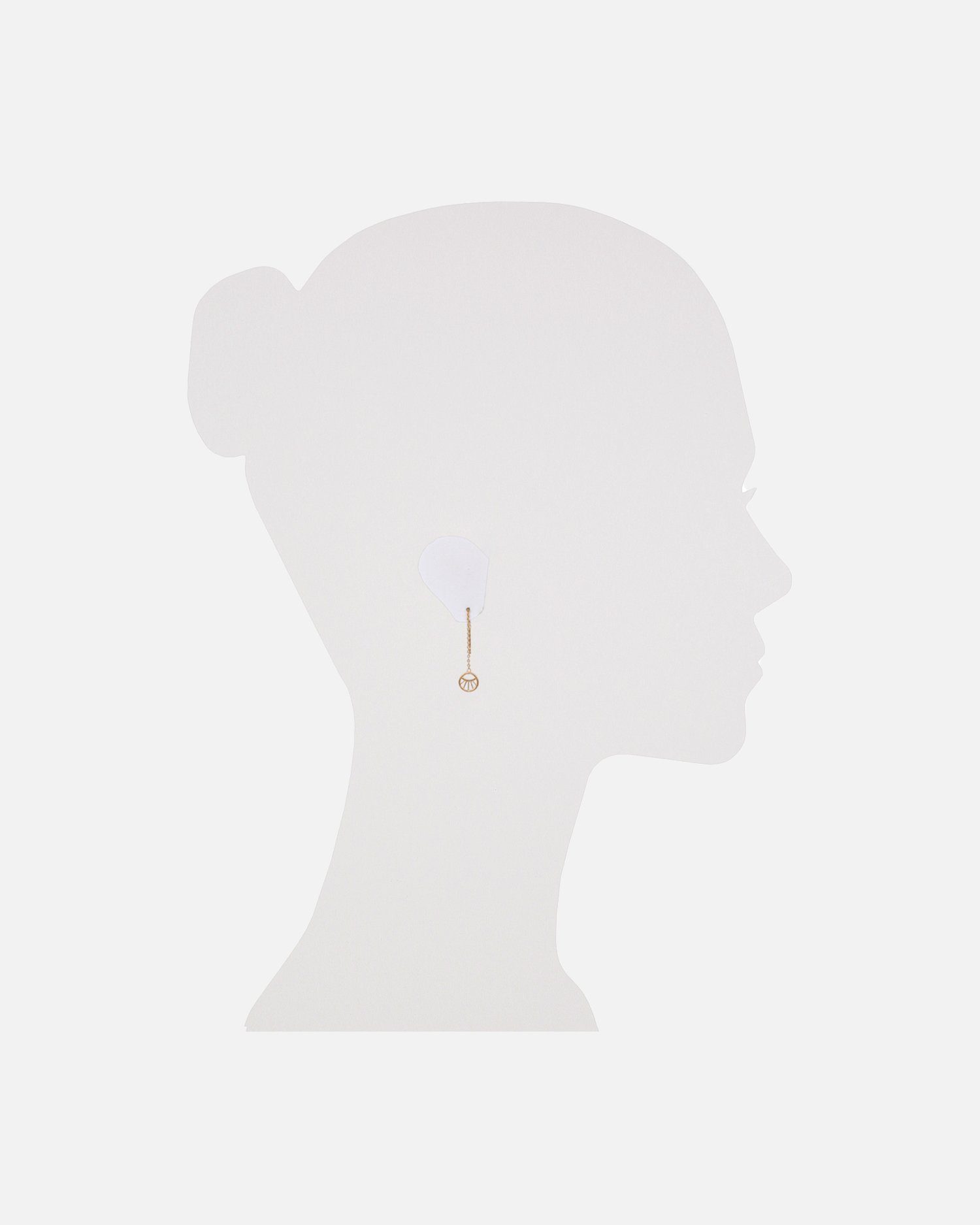 Pernille Corydon Paar Small 925, cm, Damen Ohrringe Karat vergoldet 18 0,5 Daylight Silber Ohrhänger