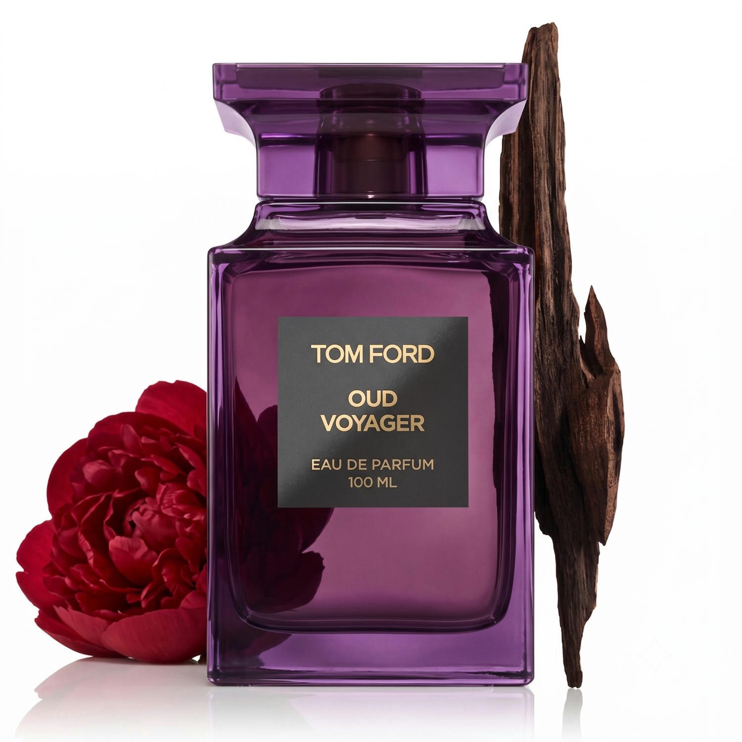 Tom Ford Eau de Parfum Oud Voyager Eau de Parfum 100 ml blumig holziger Unisex Duft, mit Oud, Unisex Duft, holzig, blumig, würzig, Parfum Spray