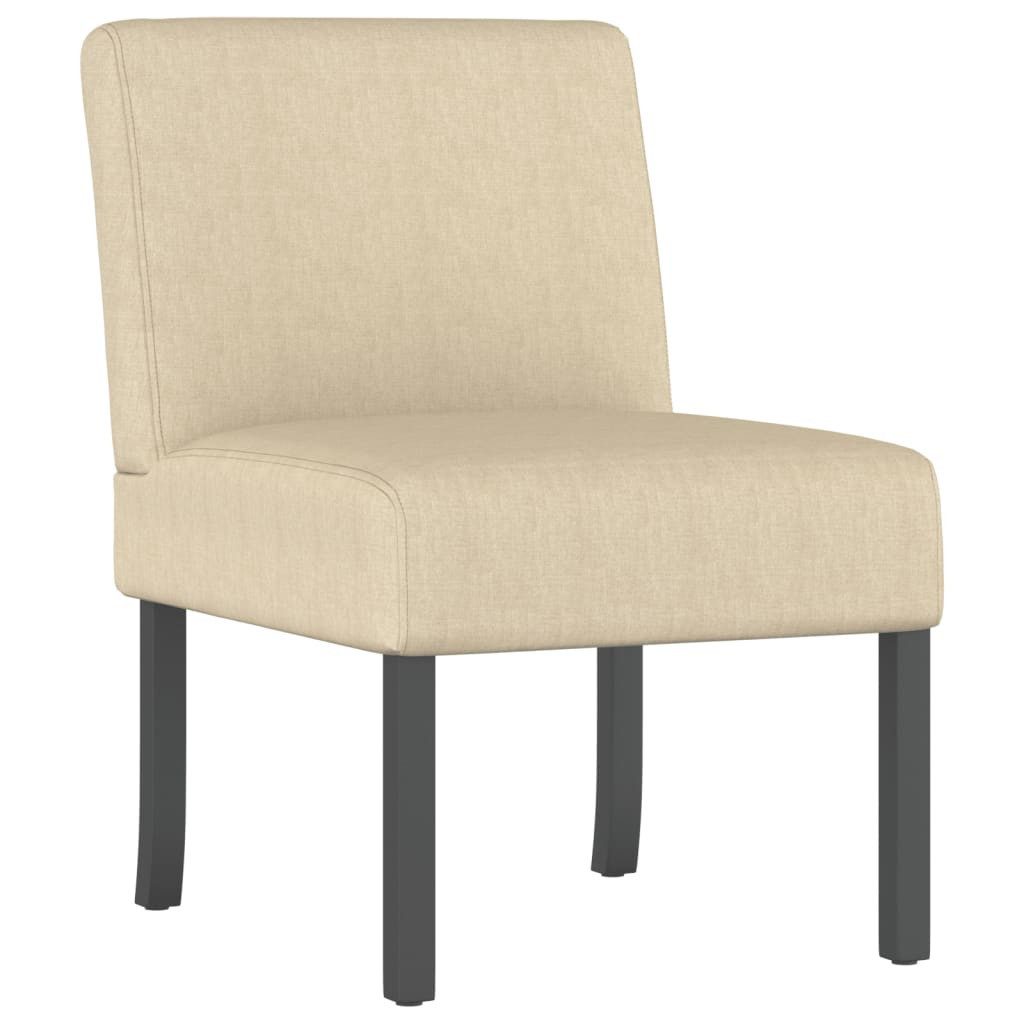 vidaXL Sessel Polsterstuhl Creme Stoff (1-St) günstig online kaufen