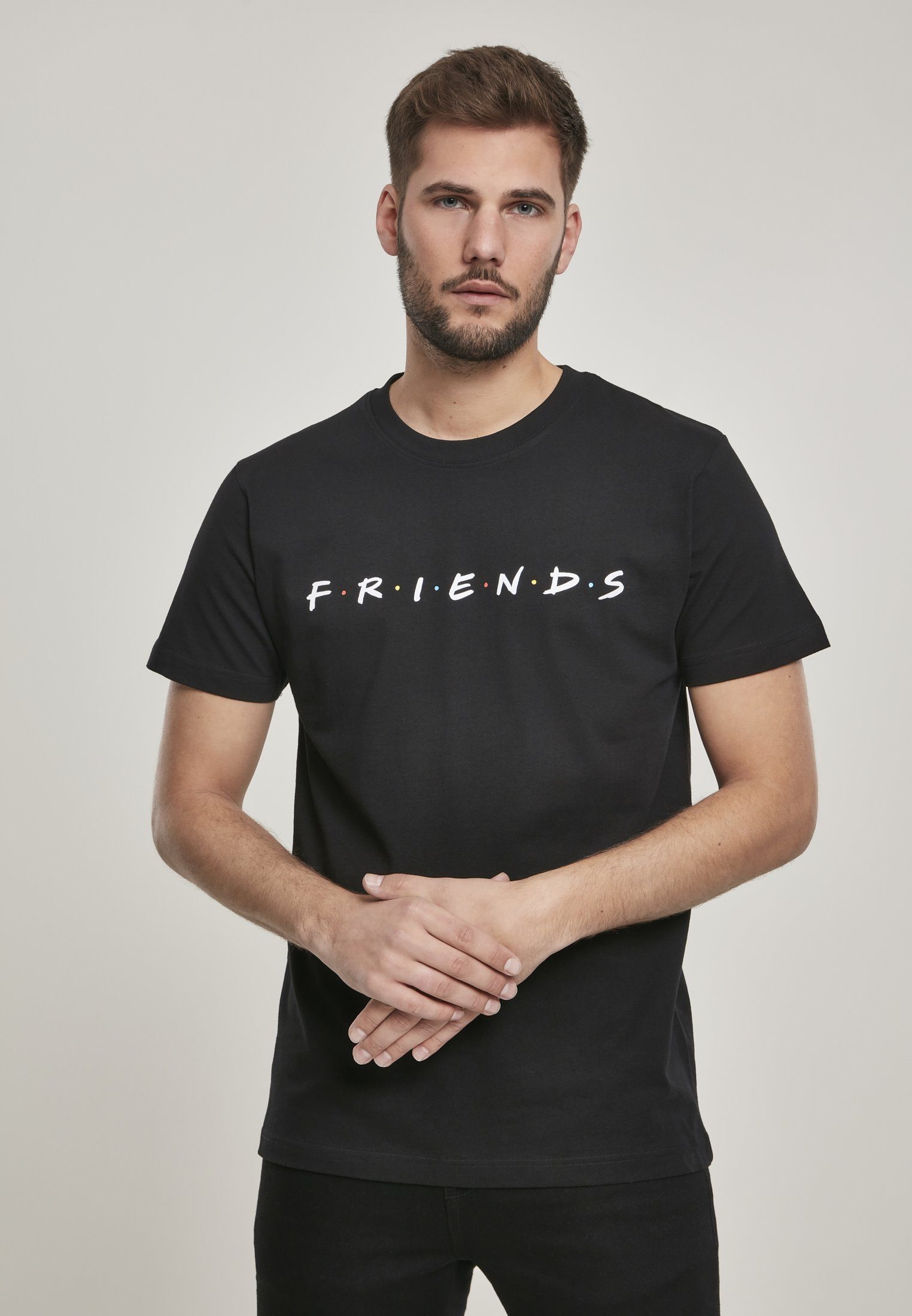 Merchcode Herren T-Shirt (1-tlg) Friends Logo Tee