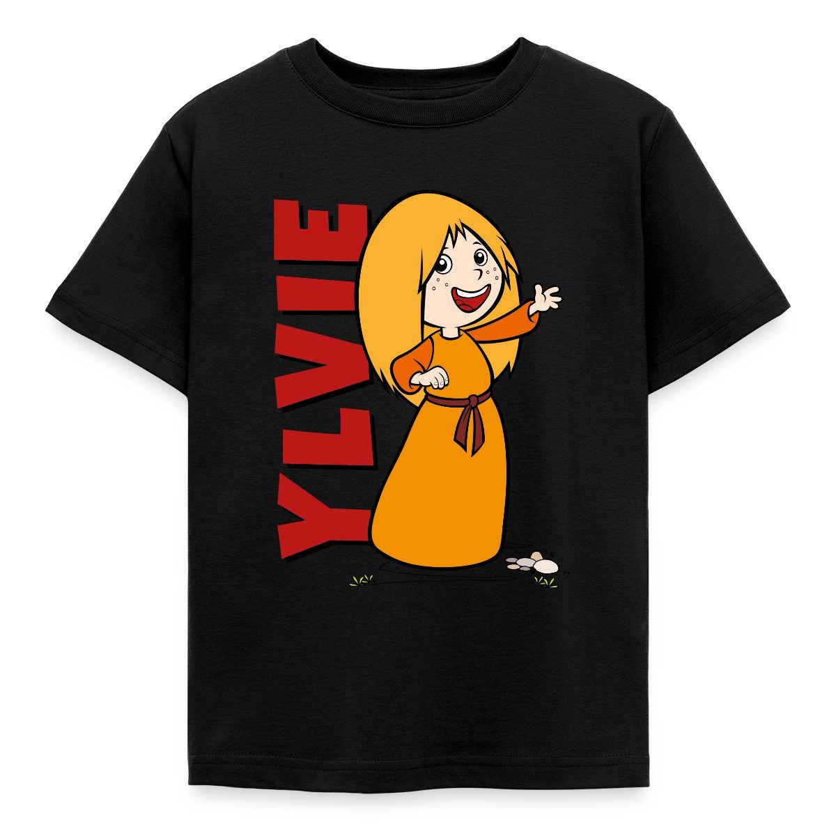Spreadshirt T-Shirt Wickie Und Die Starken Männer Ylvie Kinder T-Shirt (1-tlg)