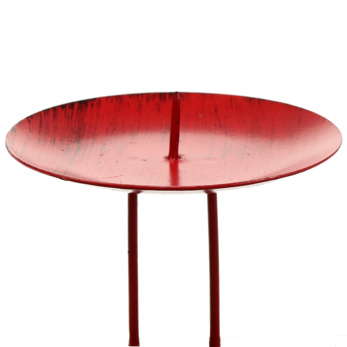 Posiwio Kerzenhalter Rustikaler Metallkerzenhalter Shabby Chic für Gestecke und, 4 Stück