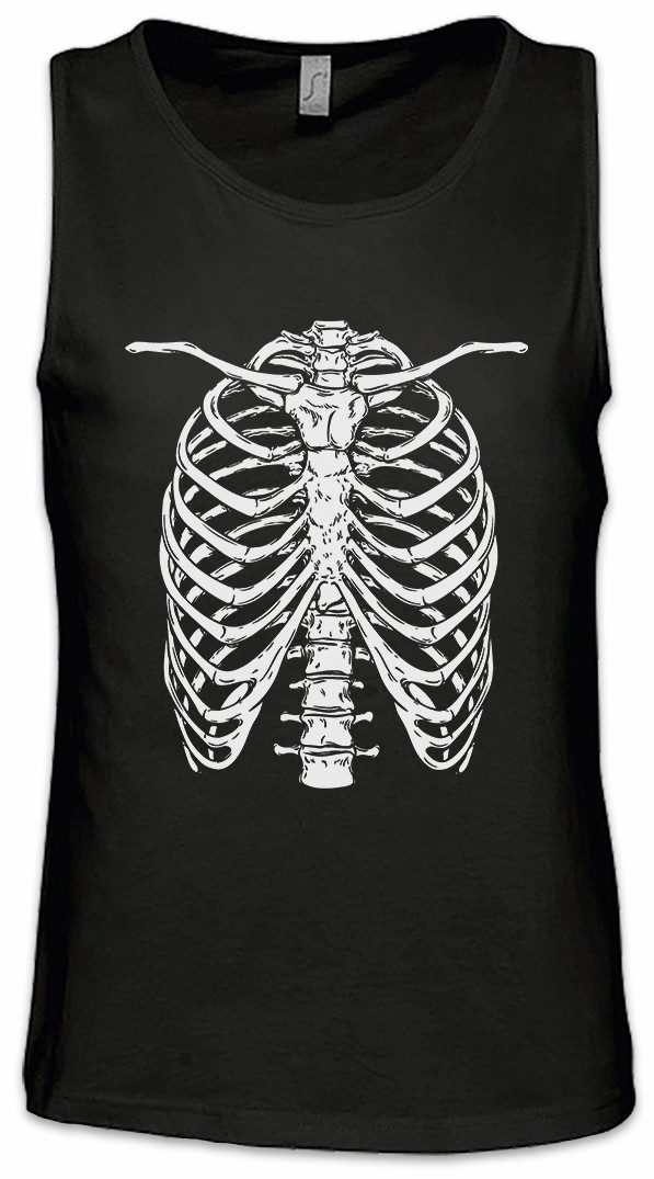 Urban Backwoods Tanktop Skeleton I Ärmelloses T-Shirt Bones Knochen Skelett günstig online kaufen