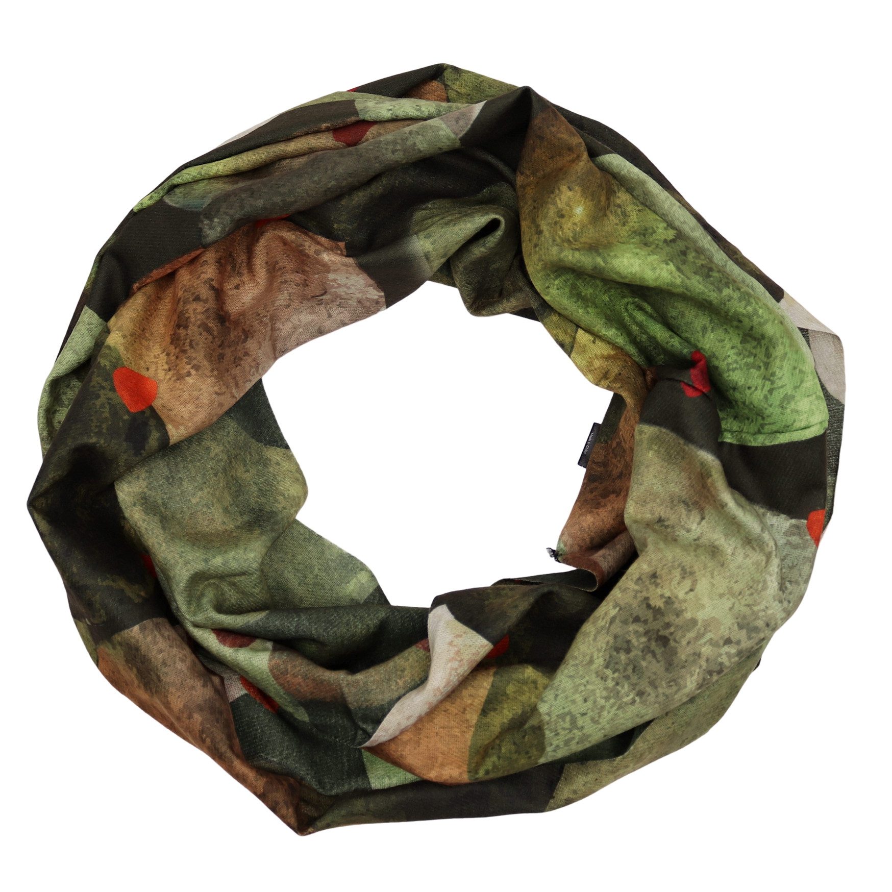 MIRROSI Loop Damen Schal mit Bunt Weich aus 100% Viskose, (ca. 170x40cm Zwe günstig online kaufen