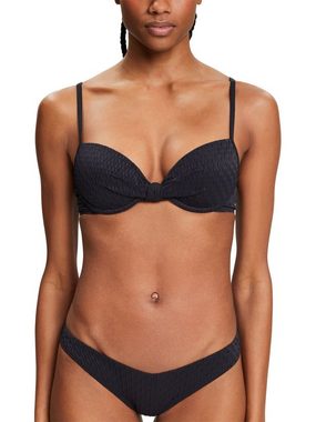 Esprit Bügel-Bikini-Top Wattiertes, strukturiertes Bikinitop