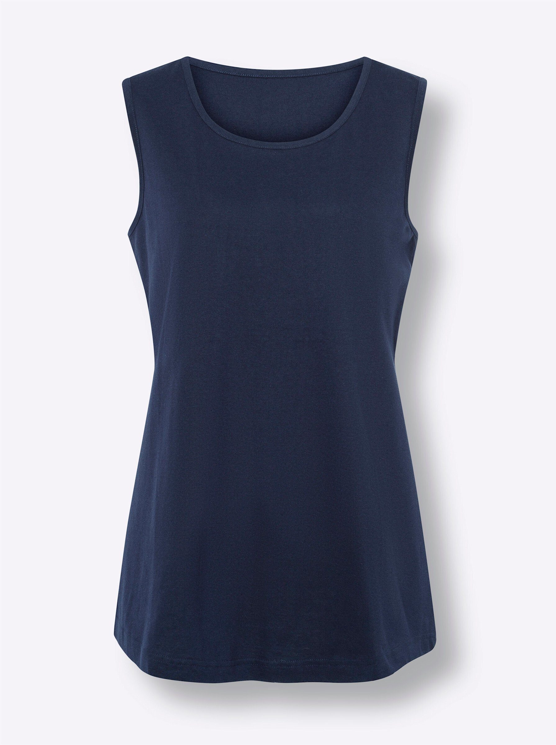 Sieh an! Shirttop Doppelpack Tops Ärmellos (2-tlg)