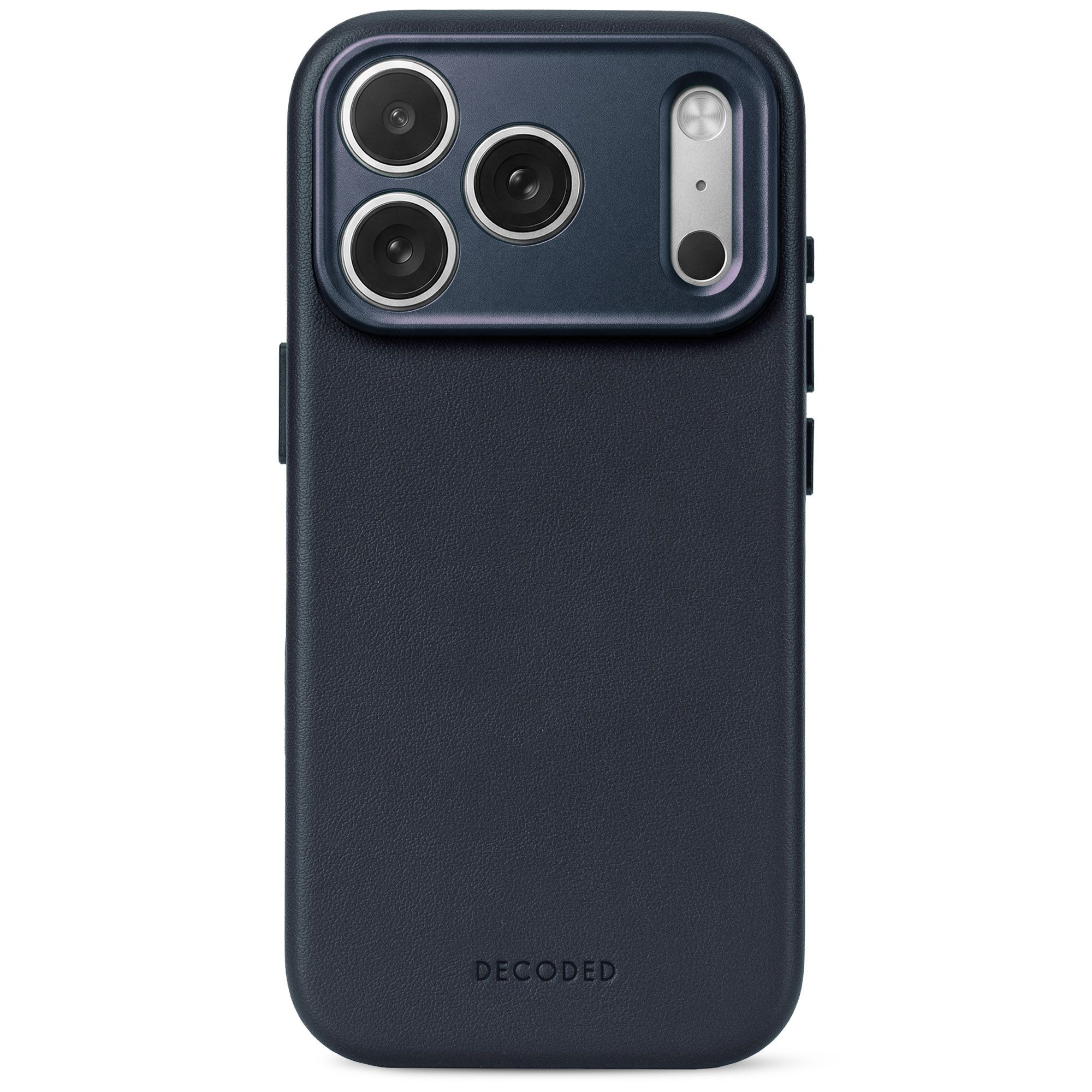 DECODED Backcover Decoded Leather Backcover MagSafe Apple iPhone 18 Pro / 17 Pro - Midni