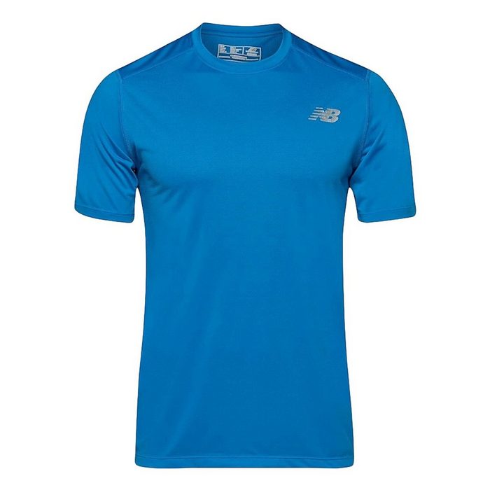 New Balance T-Shirt MT61011P schnell trocknend blau