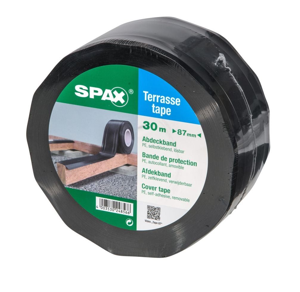 SPAX Terrassendielen Spax Abdeckband 30 m x 87 mm