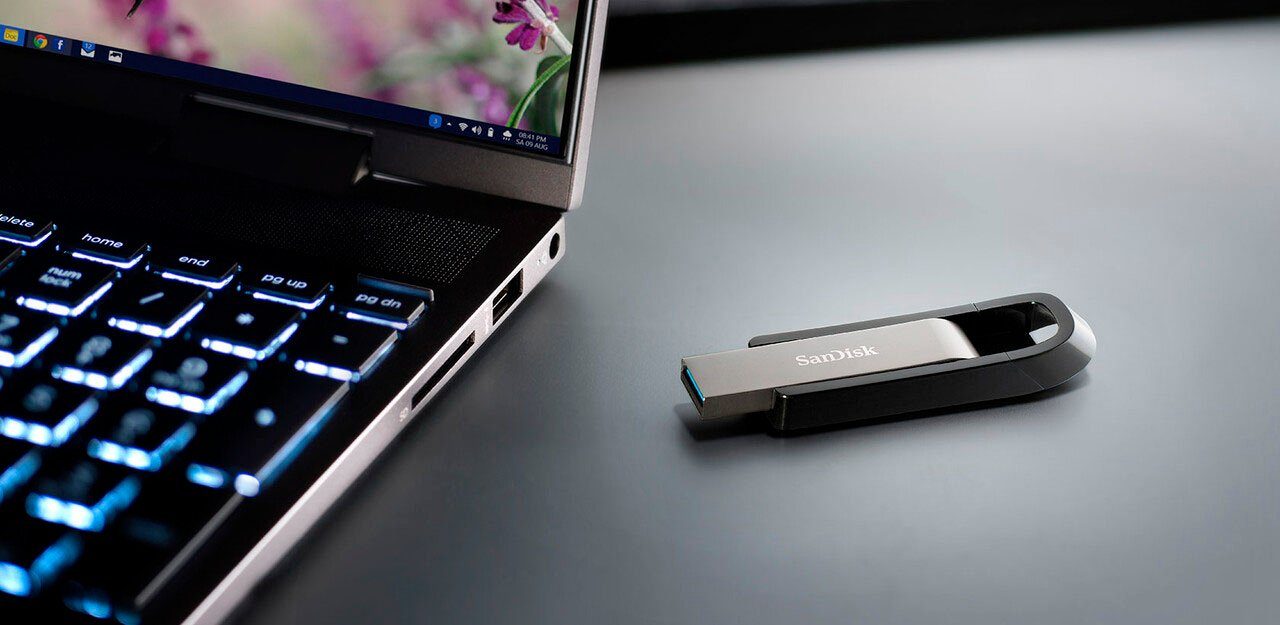 Sandisk Ultra Extreme Go 3.2 Flash Drive 256GB USB-Stick (USB 3.2, Lesegeschwindigkeit 400 MB/s)