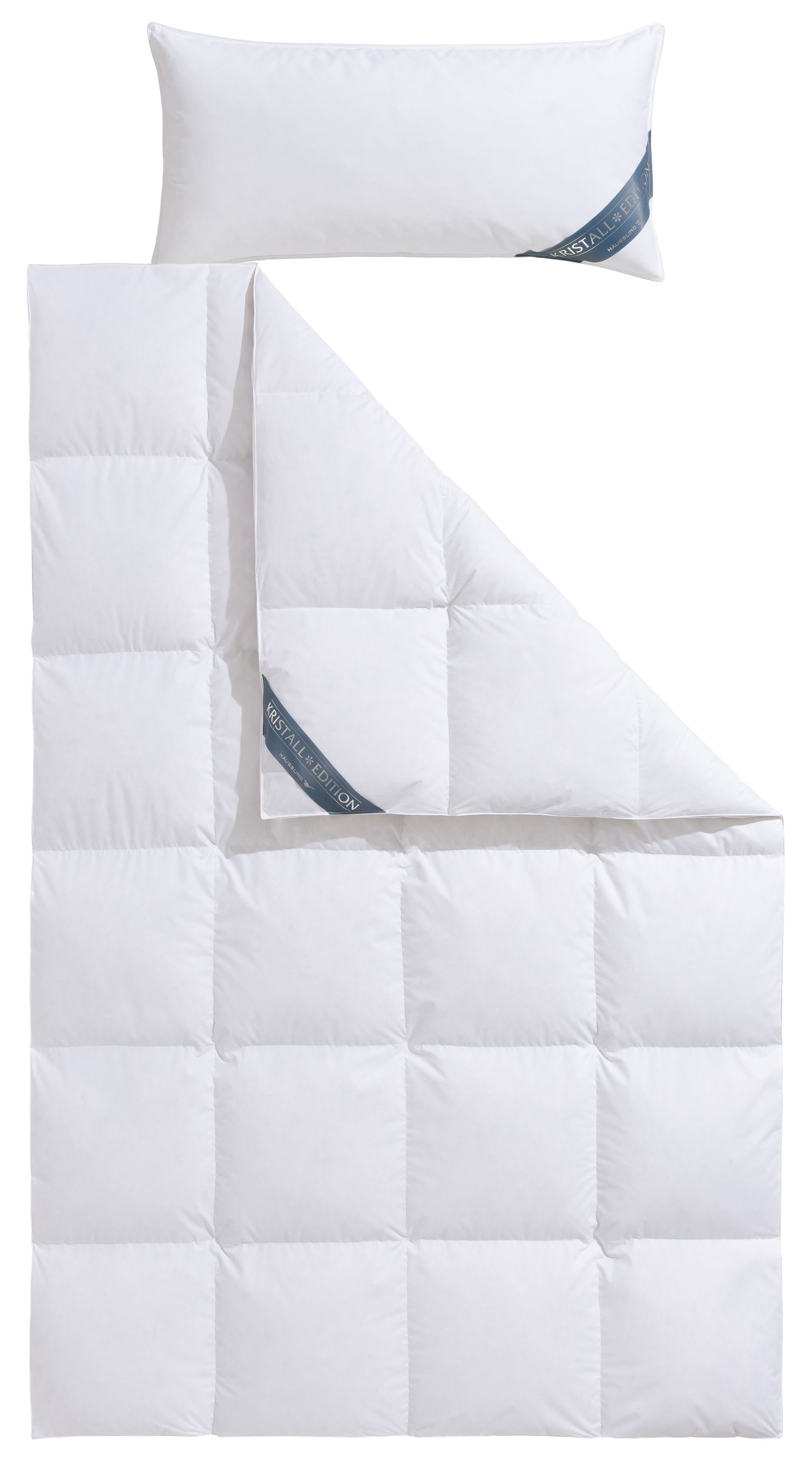 Haeussling Daunenbettdecke + Kopfkissen Kristall Edition, günstig online kaufen