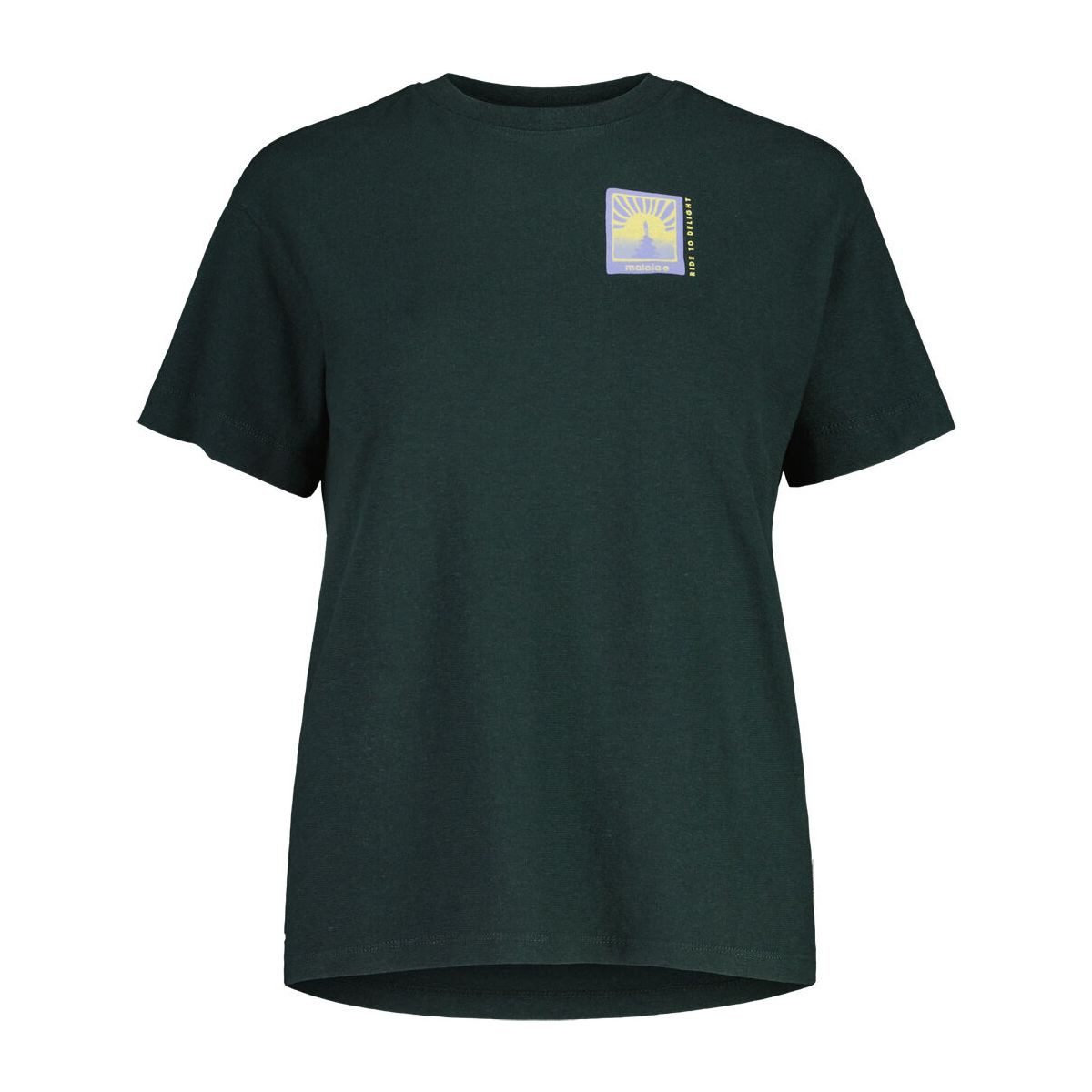 Maloja Kurzarmshirt SchöntalM. Modern geschnittenes Damen-T-Shirt aus Hanf und Bio-Baumwolle mit