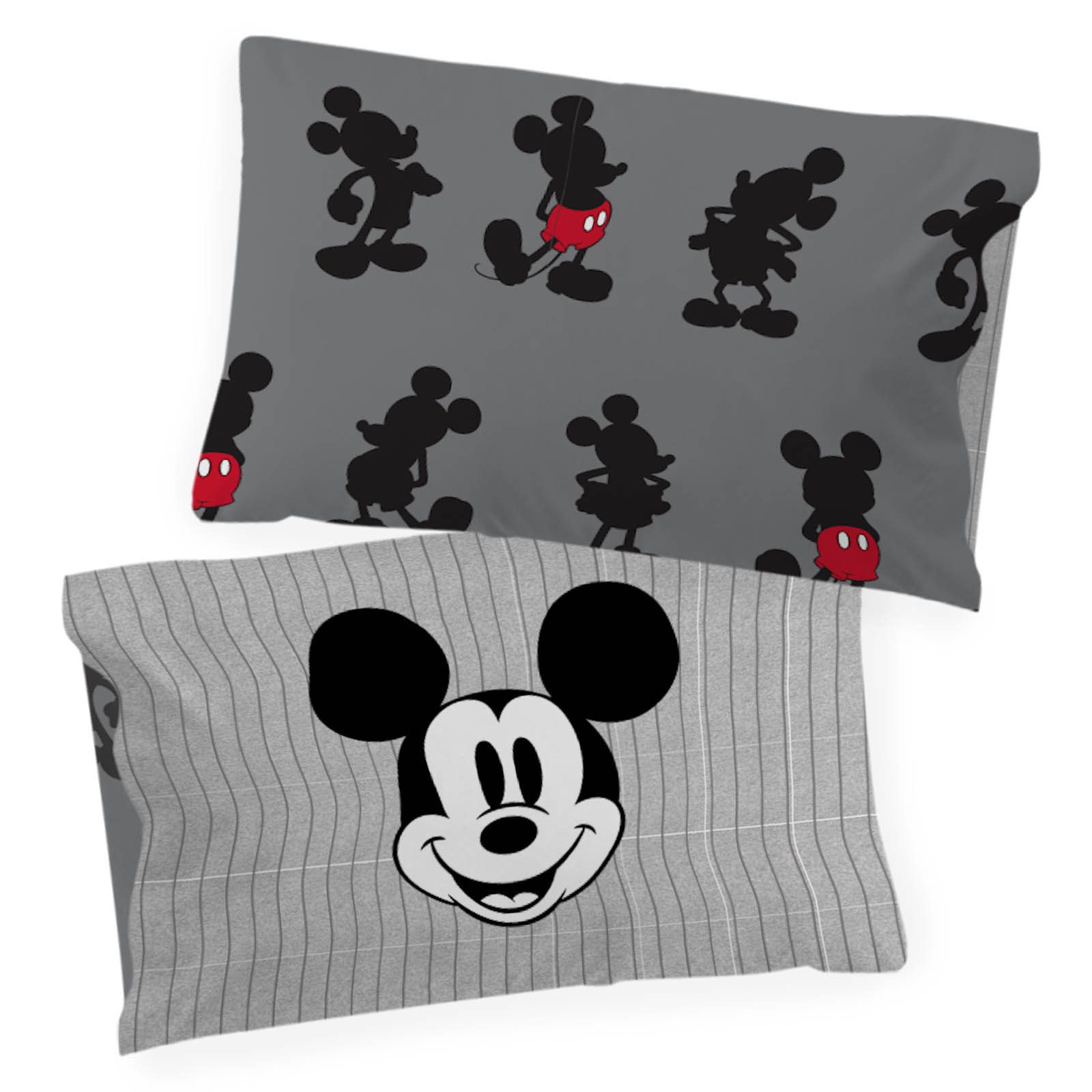 Disney Kinderbettwäsche Disney Mickey Mouse Bettbezug-Set 135x200 cm + Kissenbezug 80x80 cm, Washed Cotton, 2 teilig, 100 % Baumwolle, maschinenwaschbar, wendba – Bild 4 von 5