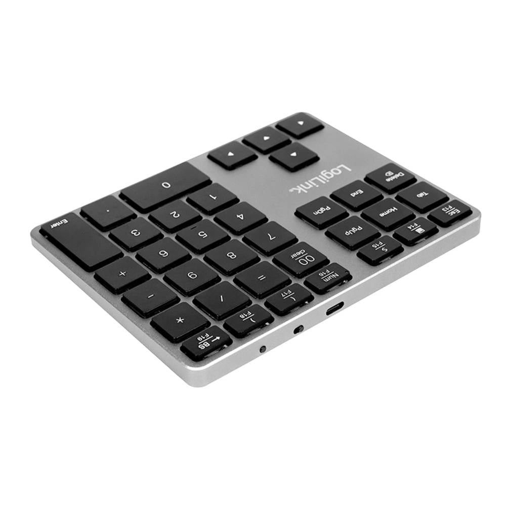 LogiLink Keypad, Bluetooth, Aluminium ID0187 Tastatur