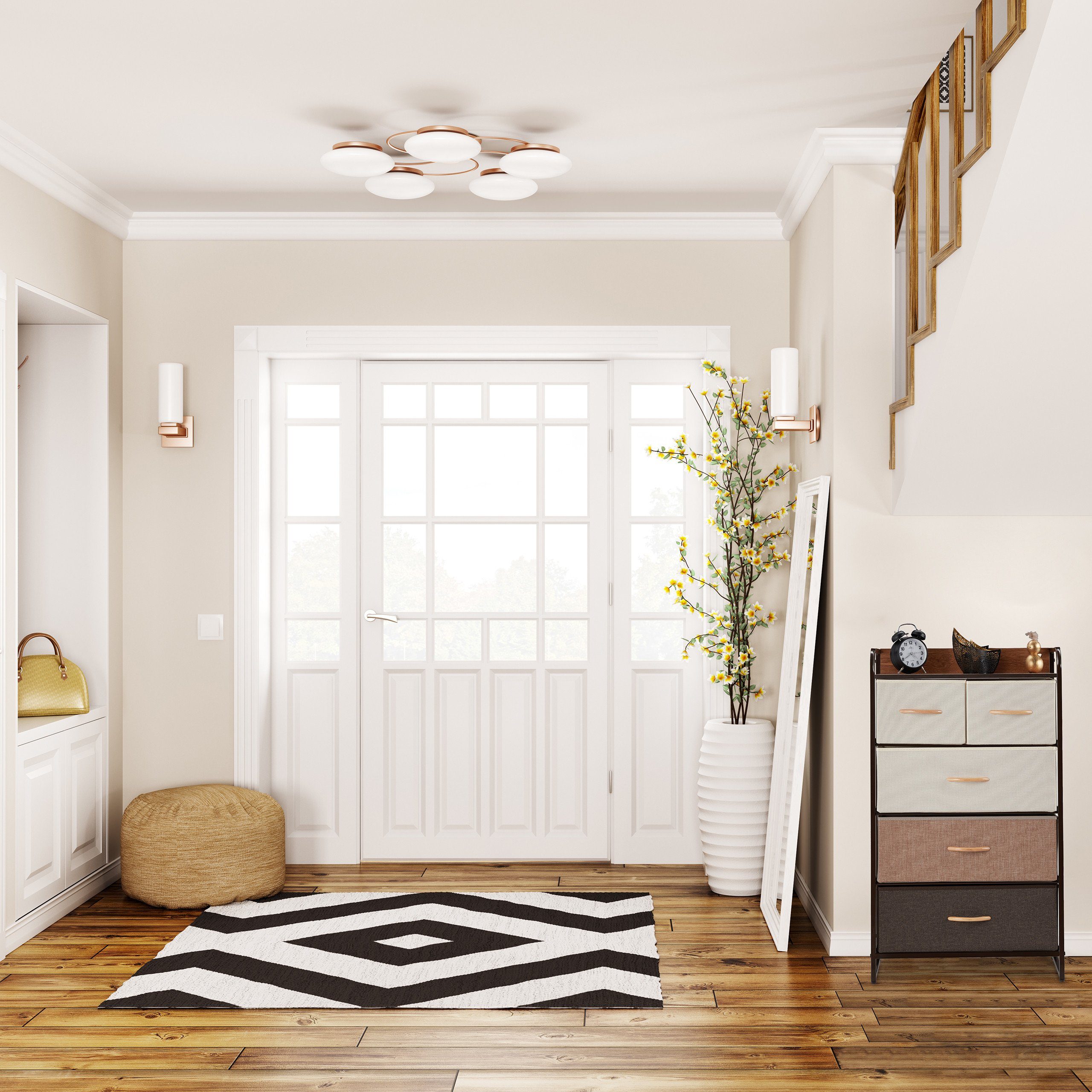 relaxdays Beistellschrank Schubladenschrank vers. Designs F günstig online kaufen