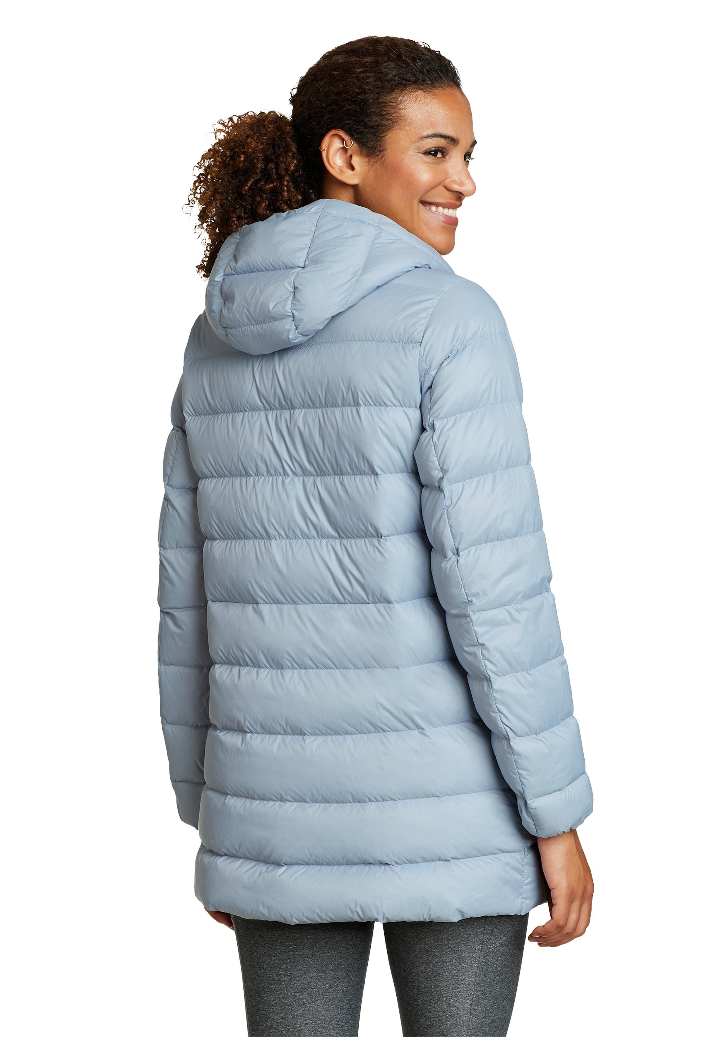 Eddie Bauer Daunenmantel Stratustherm Rauchblau Daunenparka