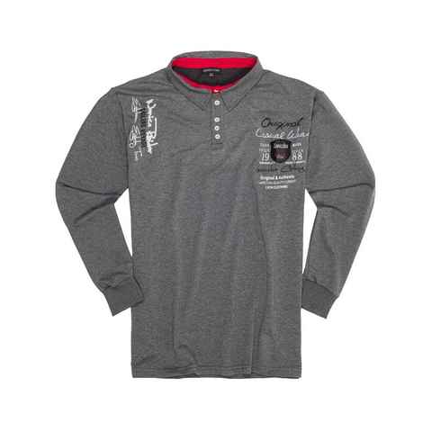 Lavecchia Sweatshirt Übergrößen Shirt LV-2025 Polo Langarmshirt