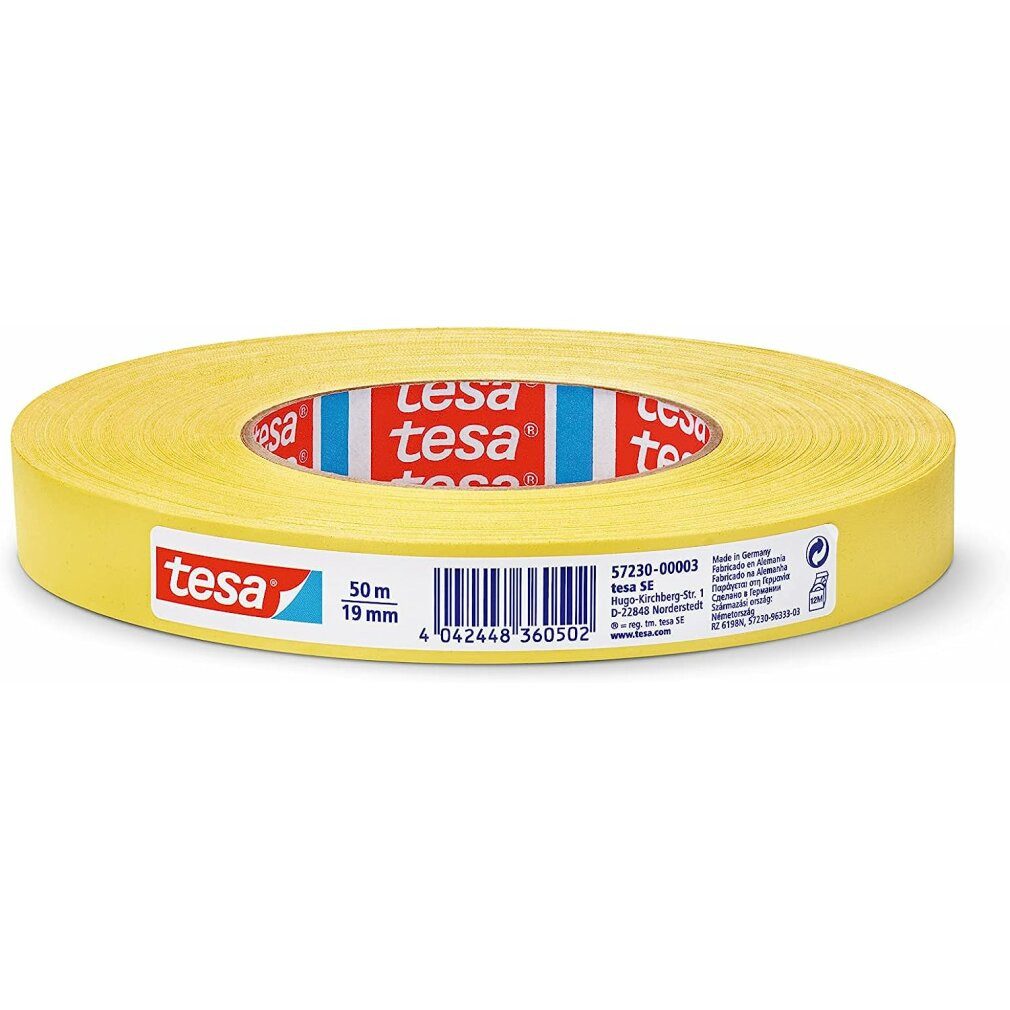 Klebeband Gewebeband gelb 19,0 mm x 50,0 m 1 Rolle