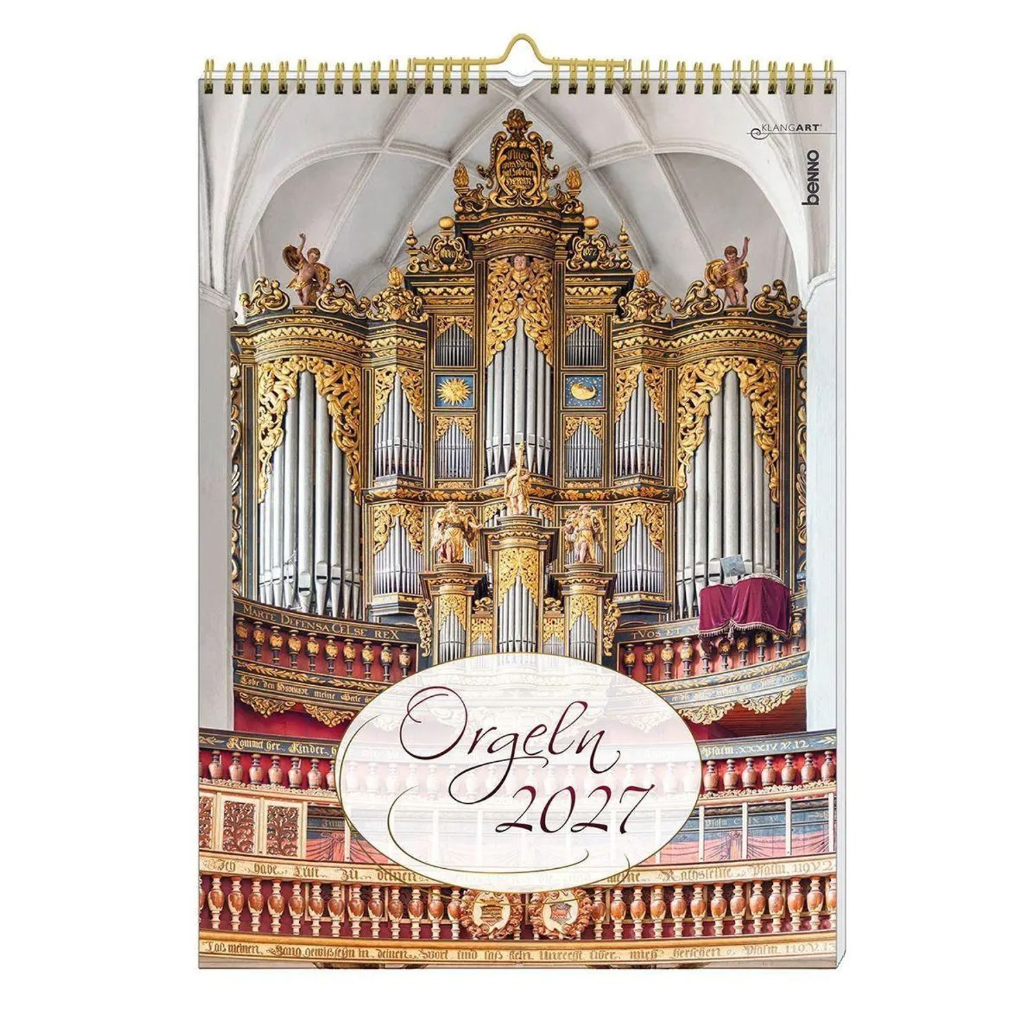 St. Benno Verlag Wandkalender Orgeln 2027