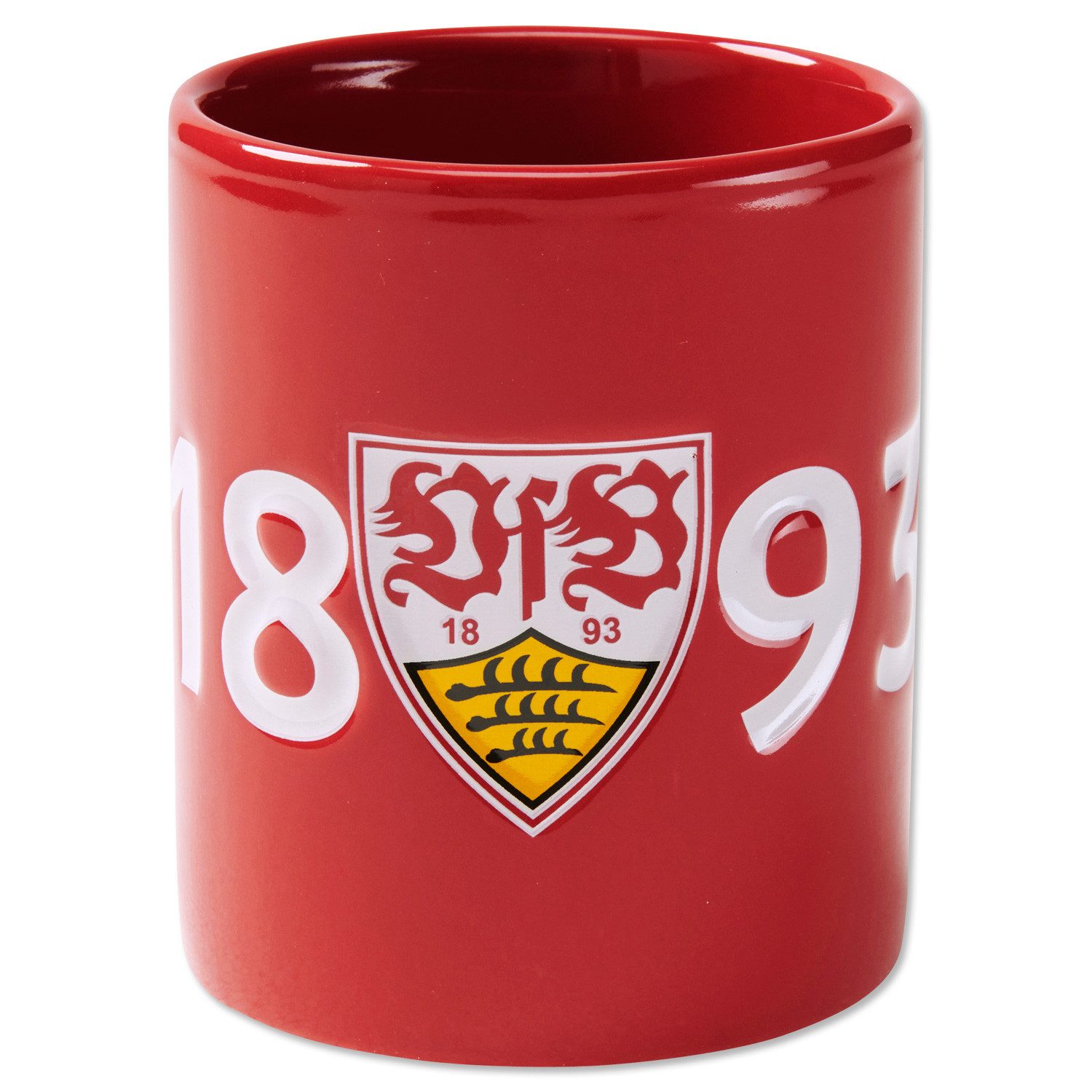 VfB Stuttgart Tasse VfB Stuttgart Tasse 1893 aus Keramik rot, Keramik