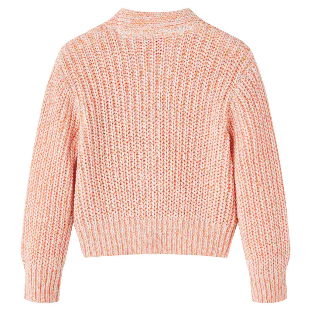 vidaXL Strickjacke Kinder-Strickjacke Rosa 128