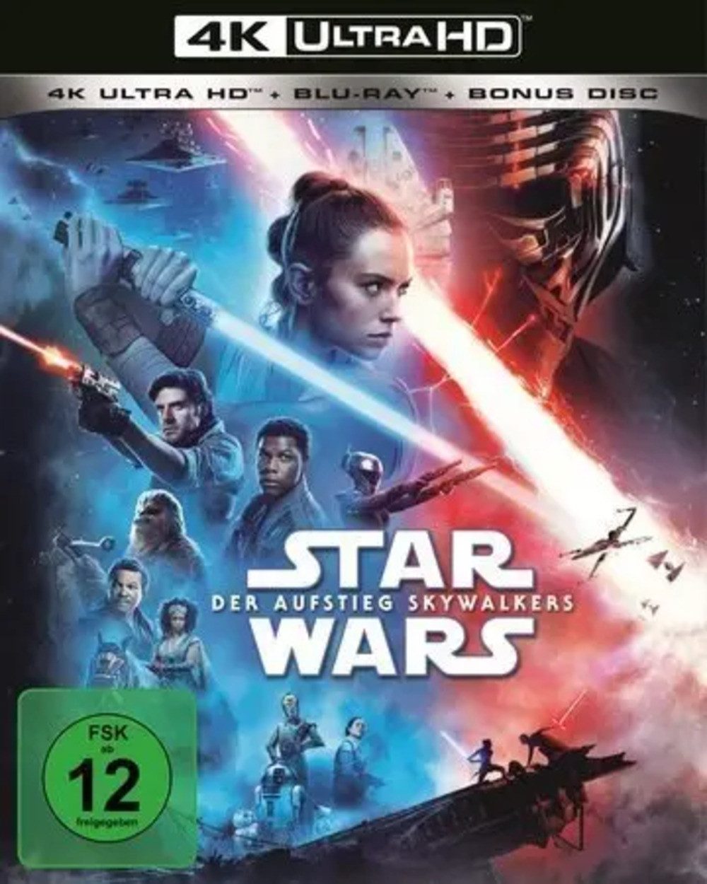 Blu-ray Star Wars: Der Aufstieg Skywalkers 4K, 1 UHD-Blu-ray + 2 Blu-ray