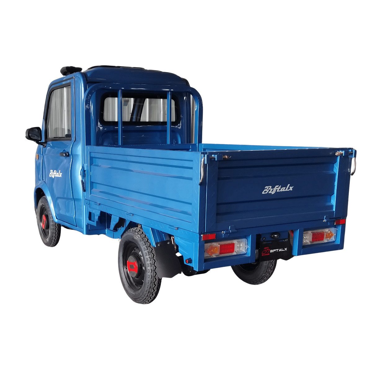 Urban Hopper E-Motorroller Elektro Lasten-Vierrad Lastenrad Pickup Mini-LKW Pritsche YB 40, 1500 W, 40 km/h, Mit Lenkrad ca. 80km Reichweite, 468kg Zuladung, LED-Licht COC