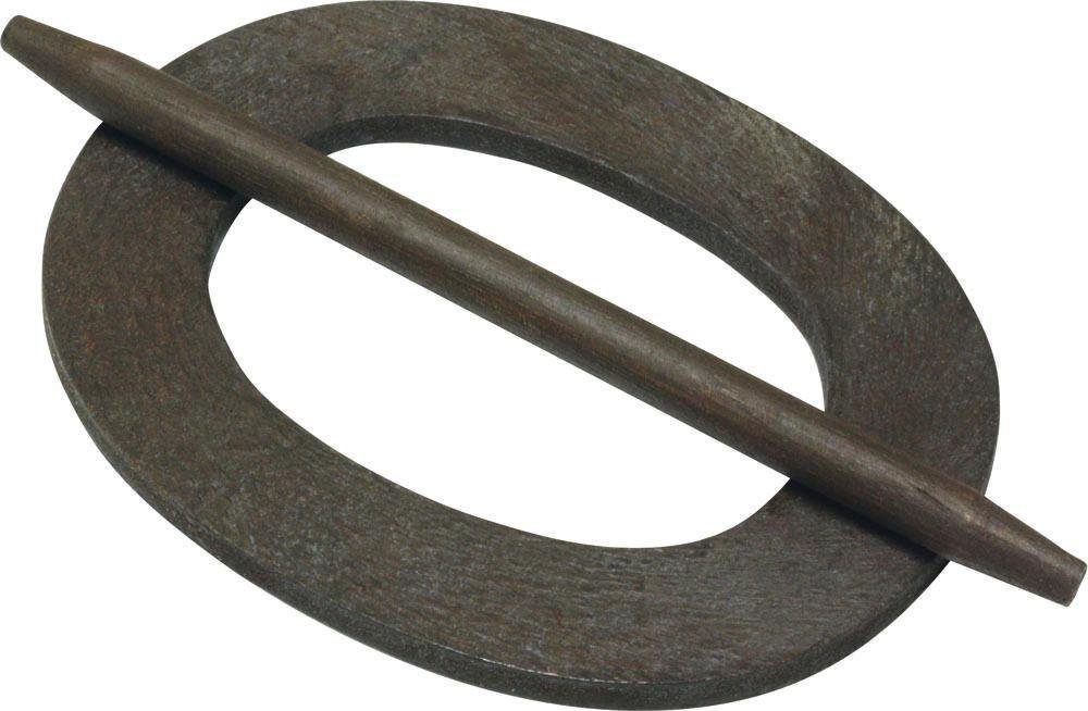 GARDINIA Dekoklammer Dekoring Oval, Holz, (1-St), zum Drapieren