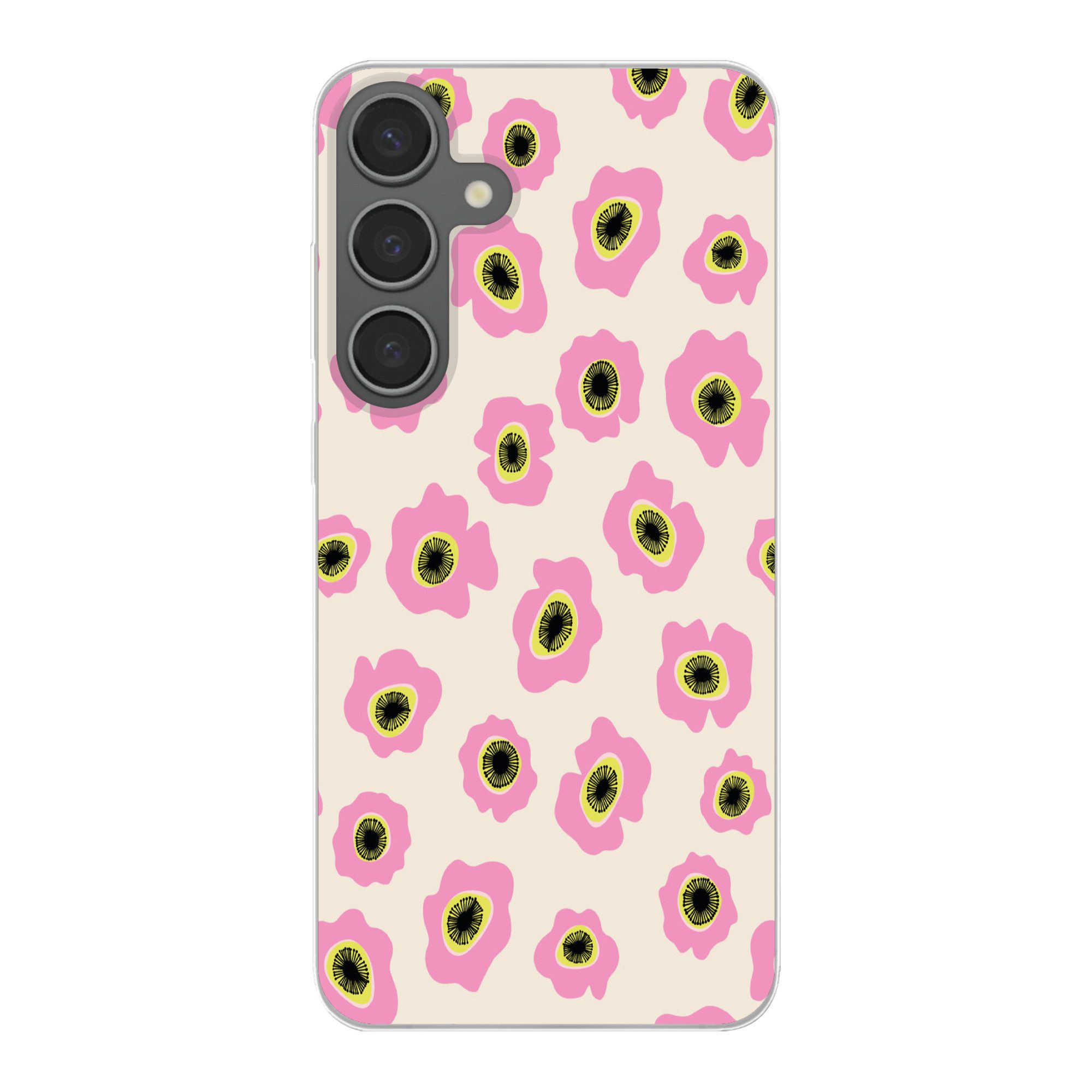 Handyhülle für Samsung Galaxy S24 Plus Blume - Muster - Abstrakt