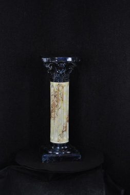 JVmoebel Skulptur, Medusa Säule Römische Säulen Marmor Skulptur Figur Deko Dekoration