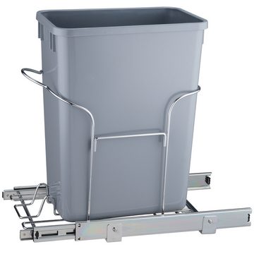 VEVOR Ausklopfbehälter 29L Behälter Untermontierter Küchenabfallbehälter mit Schieber & Griff