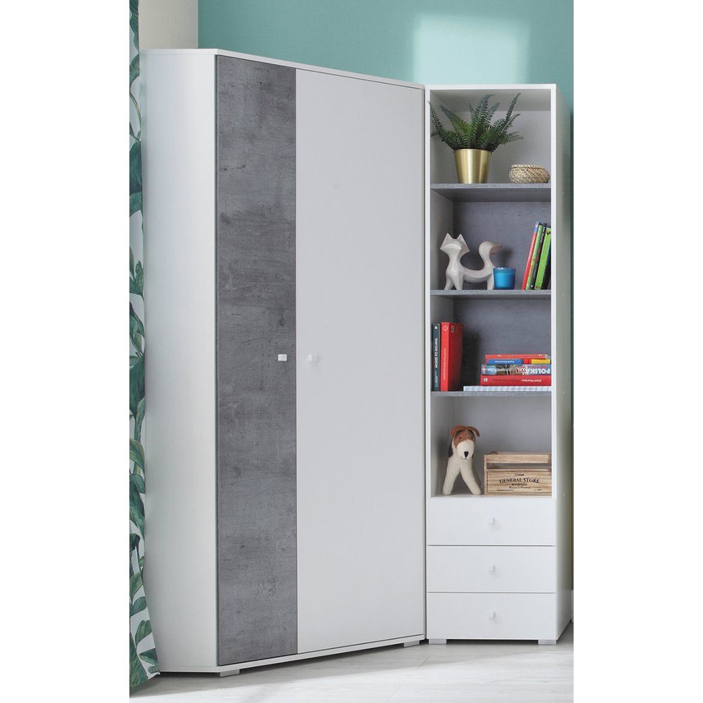 Lomadox Jugendzimmer-Set SEATTLE-133, (Sparset, 2-tlg), Eckkleiderschrank günstig online kaufen