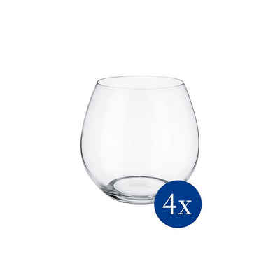 Villeroy & Boch Gläser-Set Entrée Wasserglas, 570 ml, 4 Stück, Glas