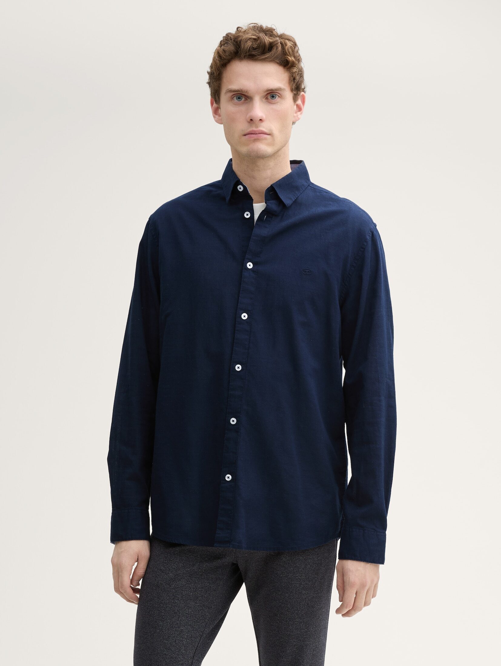 TOM TAILOR Langarmhemd Regular Fit Hemd günstig online kaufen