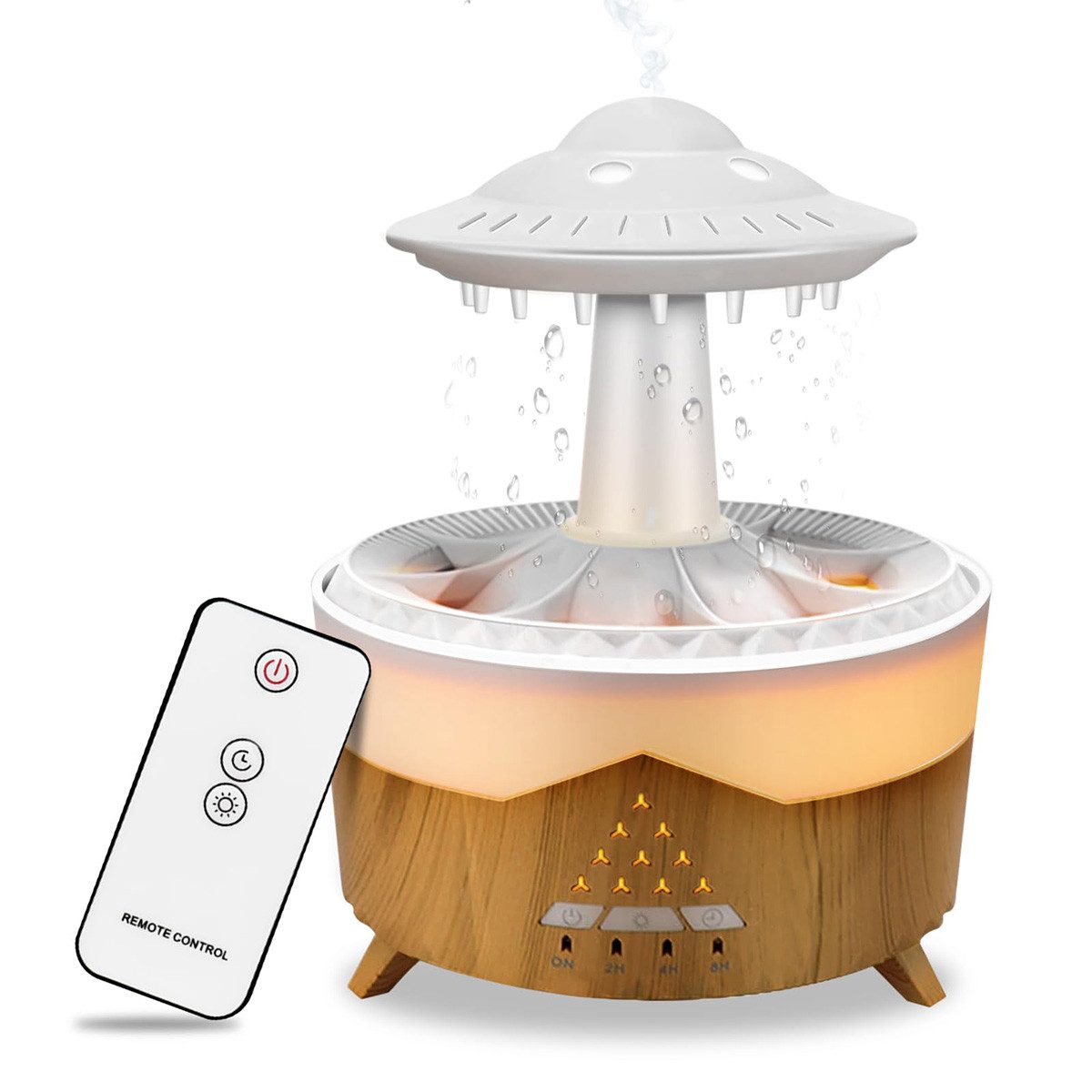 DOPWii Luftbefeuchter Regenwolken-Luftbefeuchter mit Aromatherapie, 7 günstig online kaufen