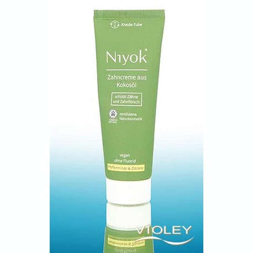 Niyok Zahnpasta Niyok Zahncreme Pfefferminze & Zitrone 75 ml, (1-St)