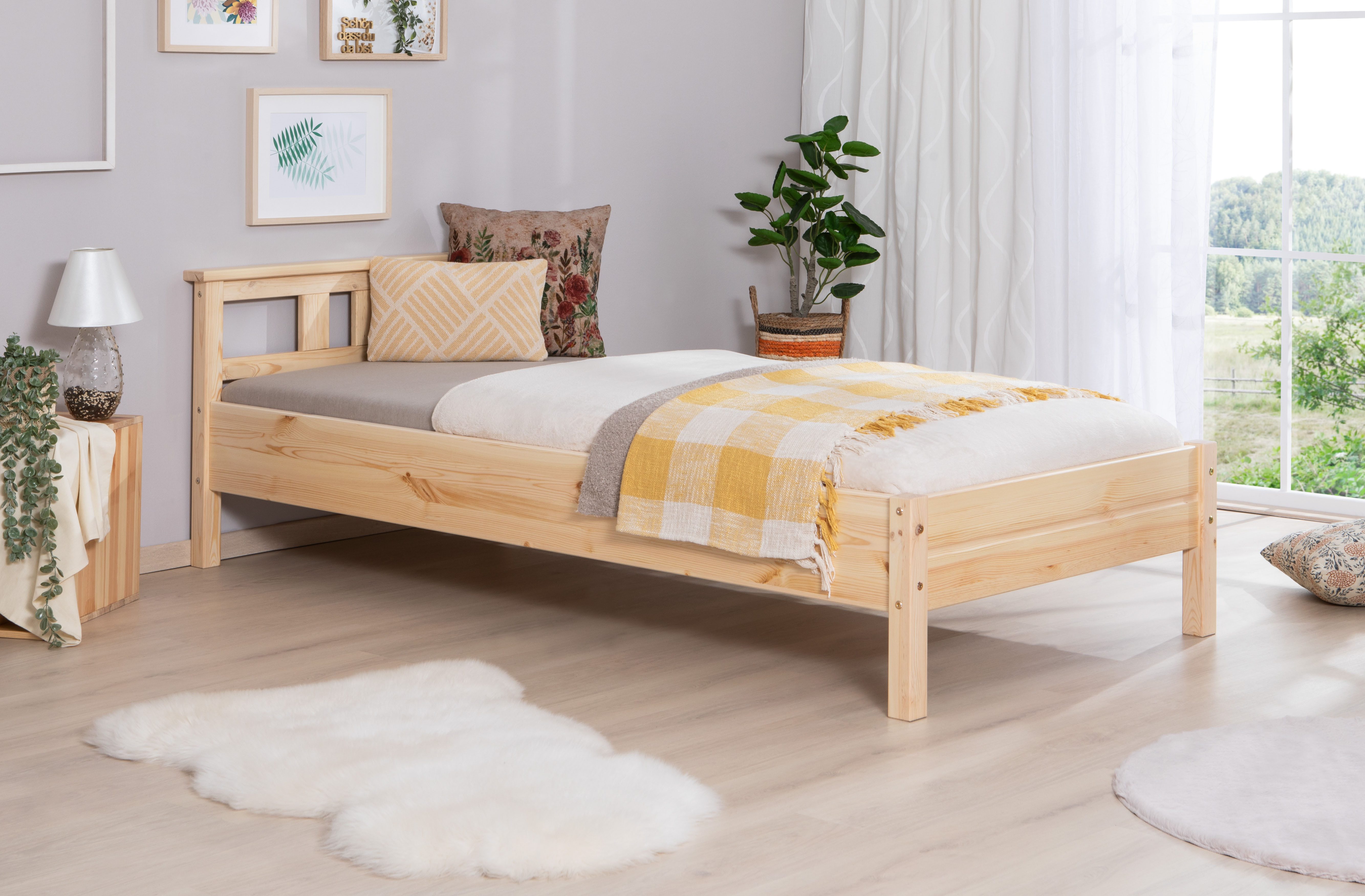 Ticaa Futonbett Merci, Einzelbett, aus Kiefer günstig online kaufen