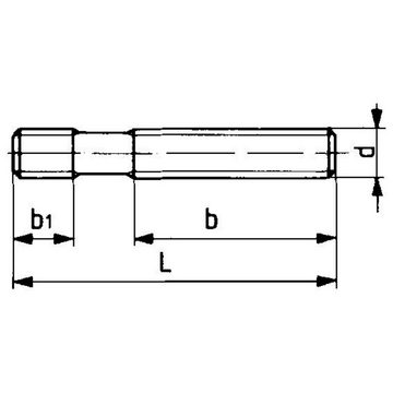 AMF Schraube Stiftschrauben DIN 6379-M20X 160-8.8
