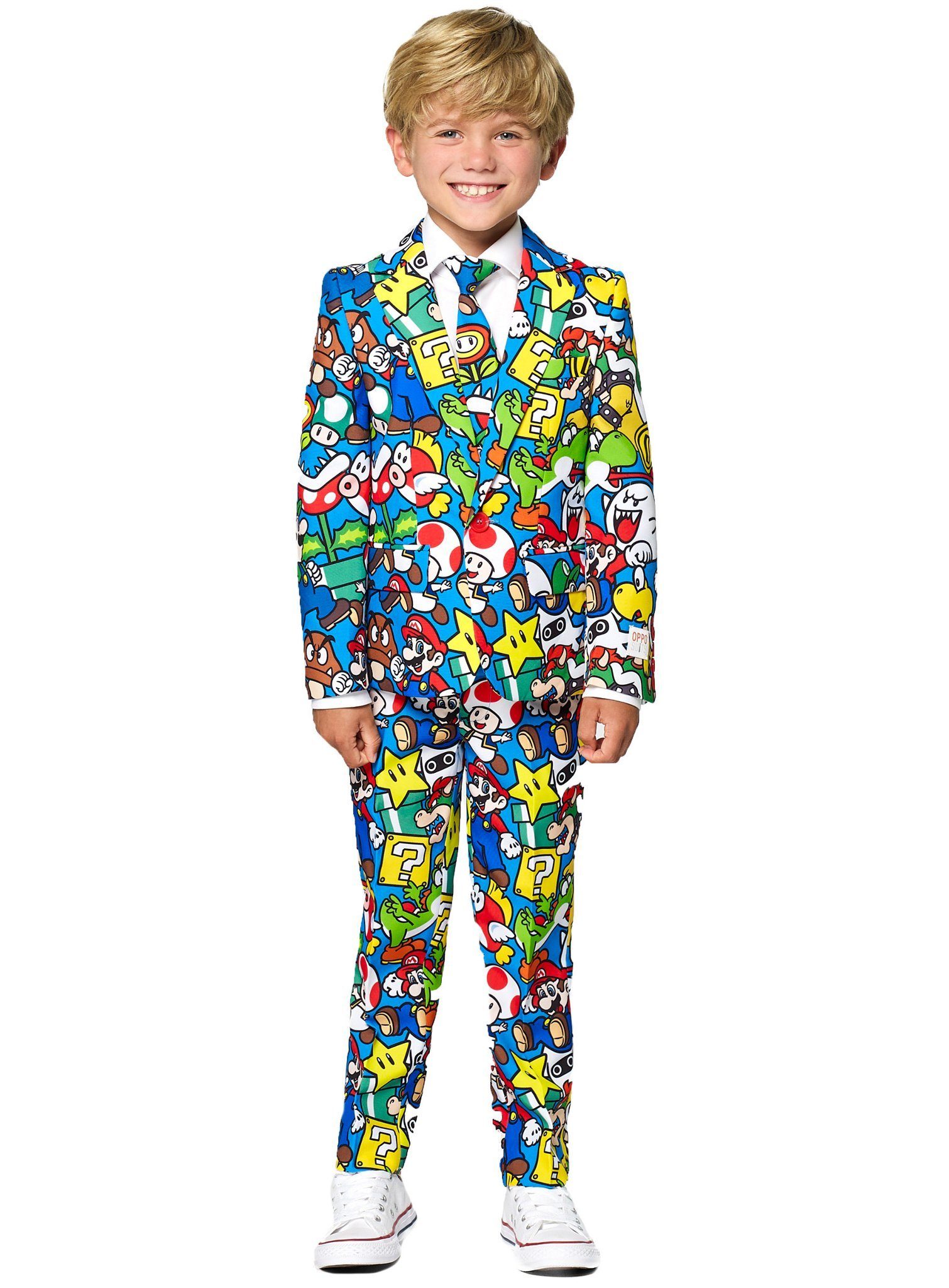 Opposuits Partyanzug Boys Super Mario, Geniale Bekleidung für kleine Gamer