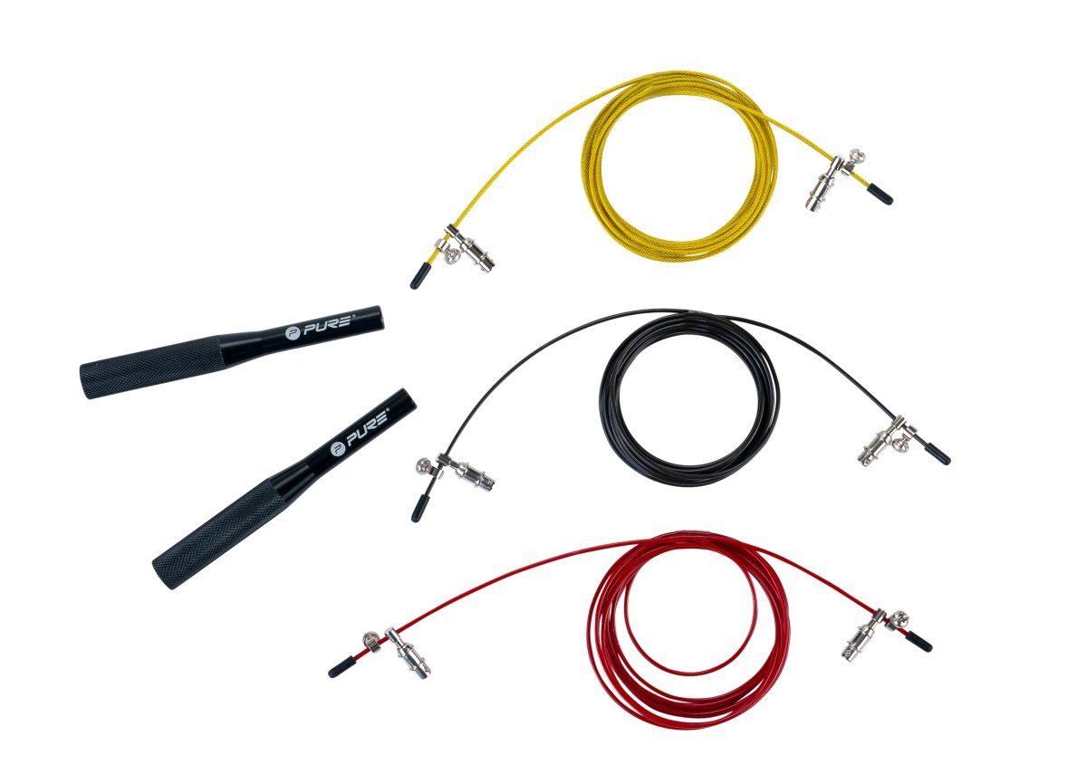 Pure 2 Improve Springseil FITNESS, Set mit 3 gewichteten Seilen