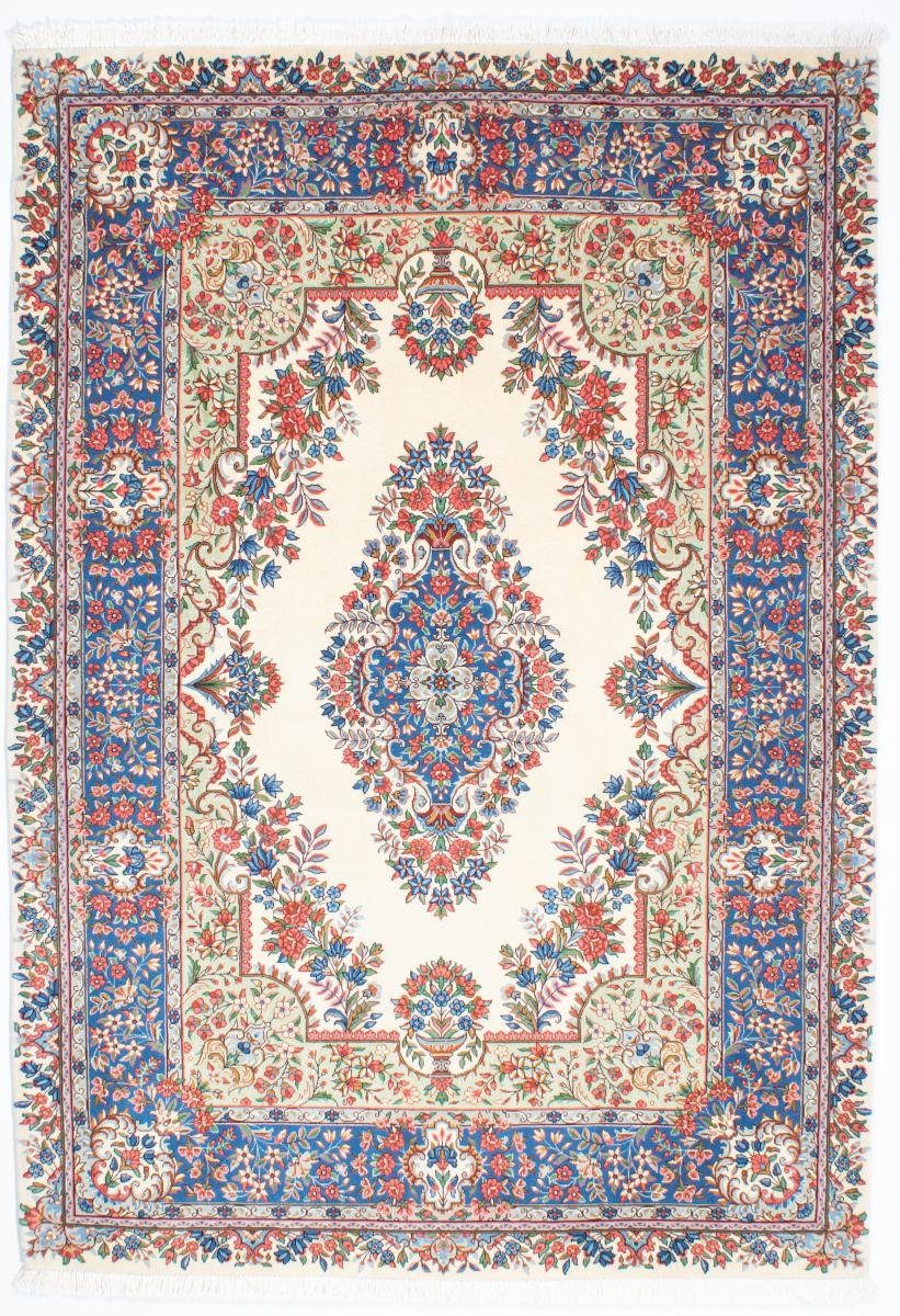 Orientteppich Kerman Rafsanjan 155x222 12 Höhe: Trading, rechteckig, Nain Orientteppich Handgeknüpfter Perserteppich, / mm