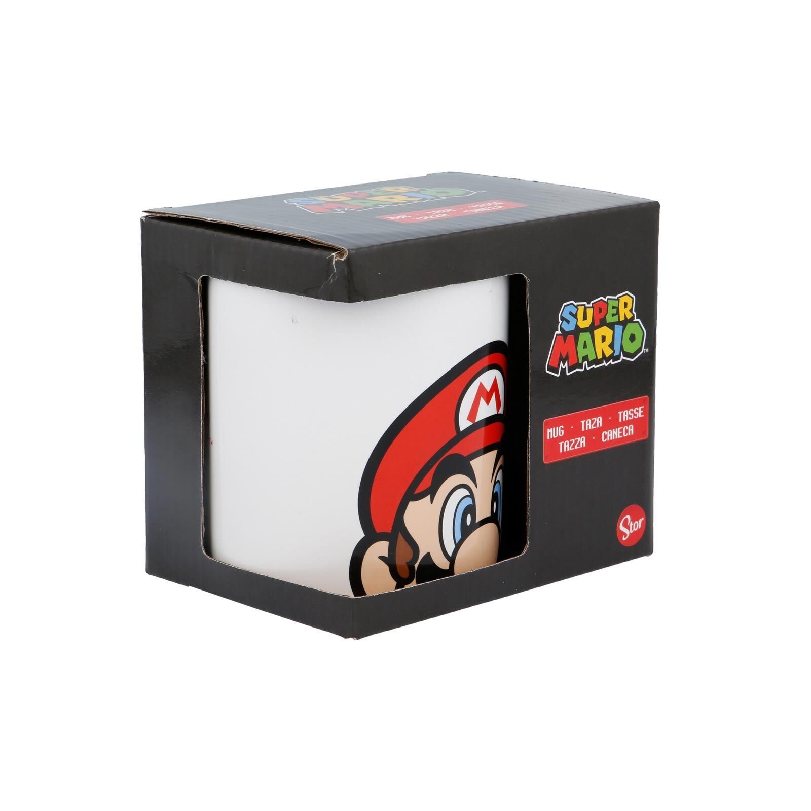 Stor Kinderbecher Super Mario Kinderbecher Mario Head 325 ml, 1-tlg., Keramik