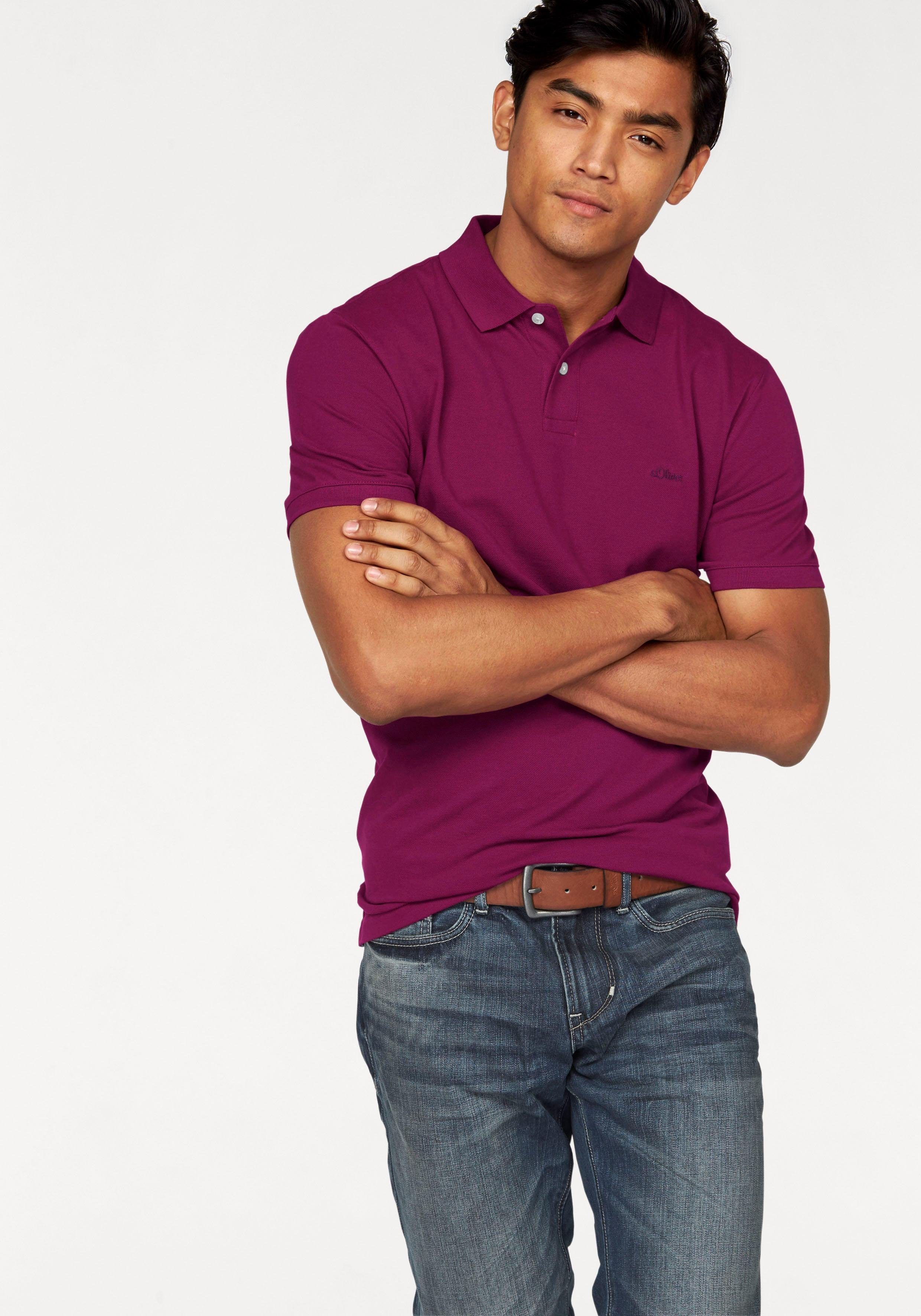 s.Oliver RED LABEL Poloshirt, Piqué online kaufen | OTTO